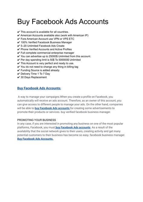 Buy Facebook Ads Accounts Rayhan