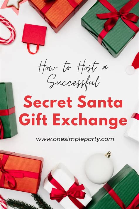 How to Host a Successful Secret Santa Gift Exchange | Secret santa gift ...