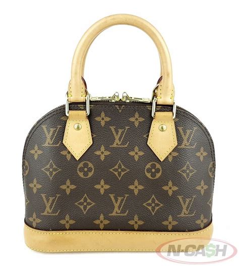 Louis Vuitton Alma Bb Monogram Canvas Bag N Cash