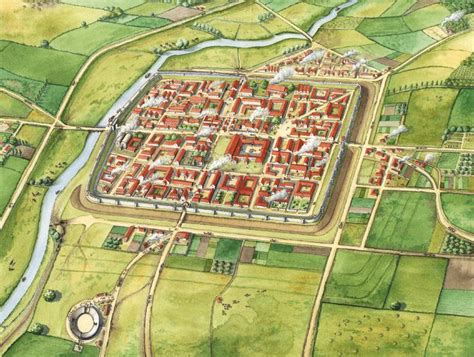 Map of Roman City of Camulodunum, Colchester, UK | Ancient roman towns ...