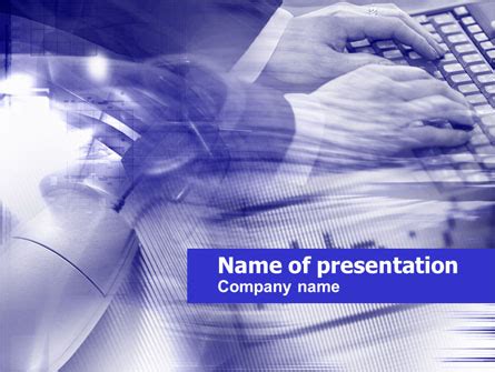 Computer Hardware Concept Presentation Template for PowerPoint and ...