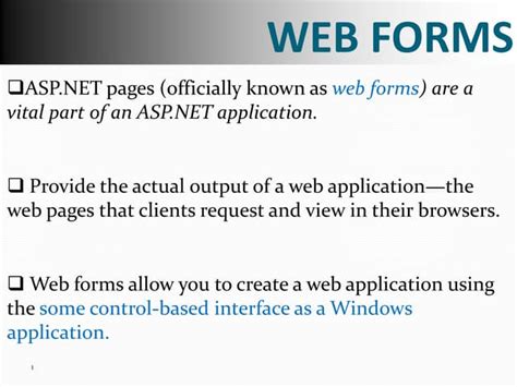 web forms  aspnet