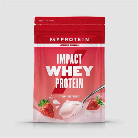 Impact Whey Protein Strawberry Yoghurt Flavour Myprotein