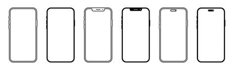 Iphone Outline Vector Art, Icons, and Graphics for Free Download