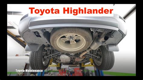 How To Remove Spare Tire From Toyota Highlander YouTube