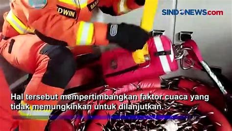 Cuaca Buruk Proses Evakuasi Korban Helikopter Jatuh Yang Membawa