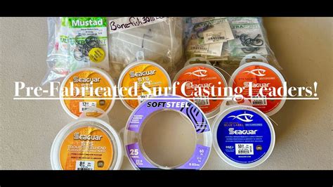 Pre Fabricated Surf Casting Leaders Using Seaguar Youtube