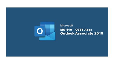 Microsoft Office Specialist Outlook O365 Apps Certifylearning