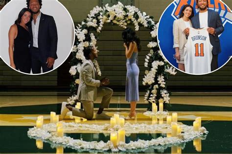 Knicks' Jalen Brunson gets engaged to girlfriend Ali Marks