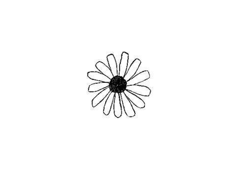 Flower Svg, Daisy Svg, Daisy Outline Svg, Daisy Silhouette Svg Digital ...