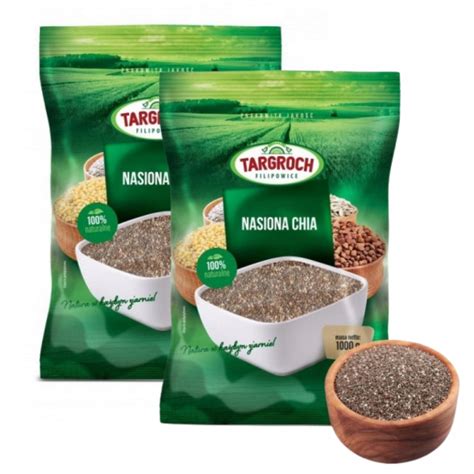 Nasiona Chia 2x 1kg Szałwia Hiszpańska Zestaw 2szt 12247351834 Allegro pl