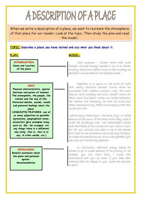 Place Description Wrting Guideline By Jose Hidalgo Issuu