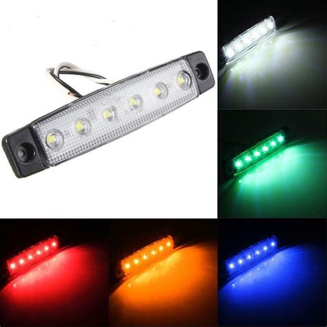 12v 24v 6 Led Side Marker Lights Led Lights Dublinie