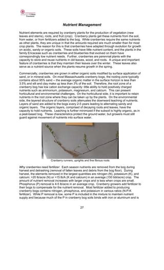 Cranberry Nutrient Management PDF