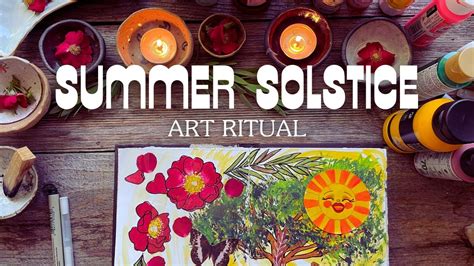 Art Journaling For Summer Solstice Writing Prompts Youtube