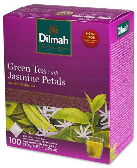 Dilmah Jasmine Green Tea Herbata Zielona 100 Szt 12801317976 Allegropl