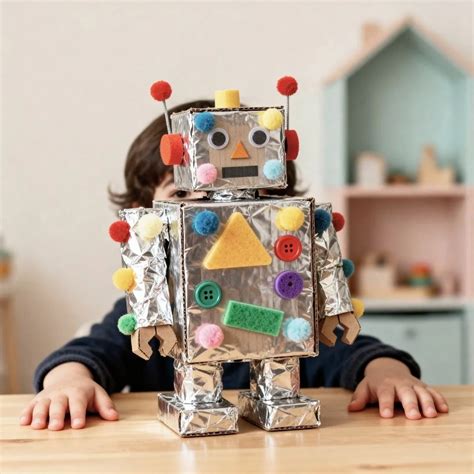 How to Make a Robot for Kids: Creative Cardboard Projects | Mothercould