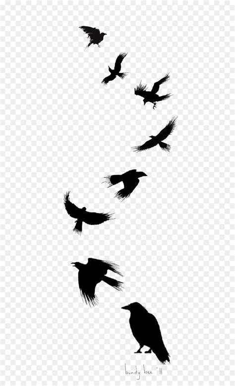 Free Raven Silhouette Flying, Download Free Raven Silhouette Flying png ...