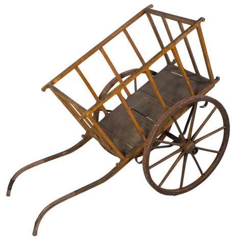 Wooden Wheelbarrow at 1stDibs