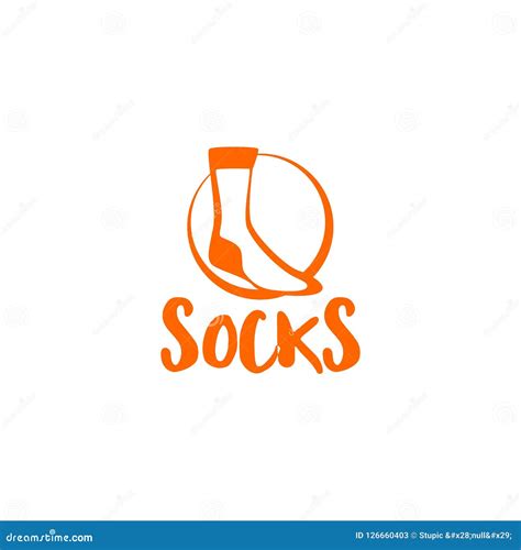 Creative Socks Logo Design Vector Art Logo Royalty-Free Stock Photo ...