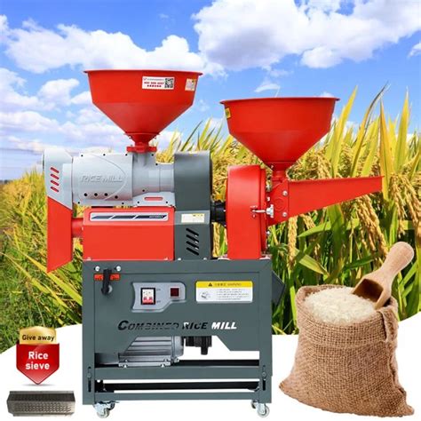 Factory Price Mini Combined Rice Milling Machine Rice Grinding Machine