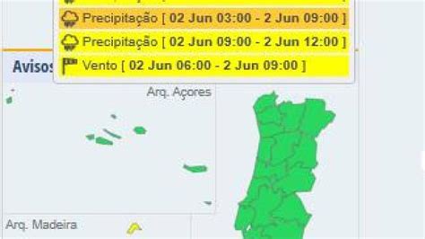 IPMA Eleva Para Laranja Avisos Para A Chuva Forte Na Madeira Dnoticias Pt