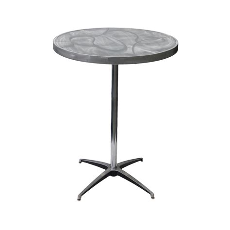 Aluminum Swirl Cabaret Tables - Lasting Impressions Event Rentals