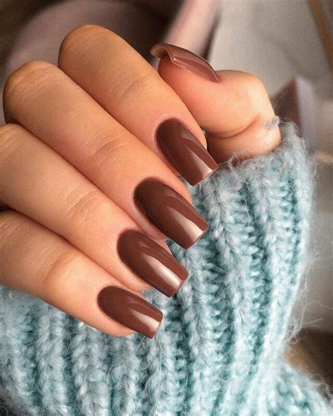 Chocolate Brown Nail Art Designs K4 Fashion