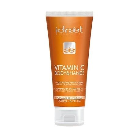 Idraet Pro Body Vitamin C Body Crema Reparadora De Manos Y Cuerpo Con