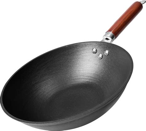 Amazon Imusa Usa Inch Red Pan Nonstick Carbon Steel Wok