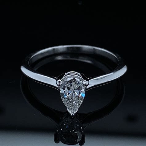 Earth Mined Brilliant Tear Drop Diamond Ring – Wexford Jewelers