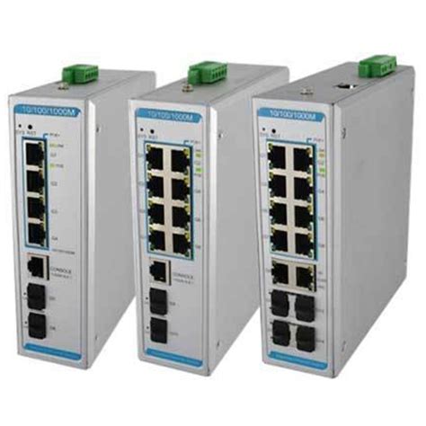 Din-Rail Series Industrial Ethernet Switch at best price in Ahmedabad