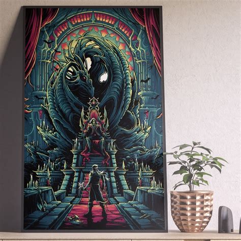 Castlevania Poster Castlevania Wall Art Castlevania Print Etsy