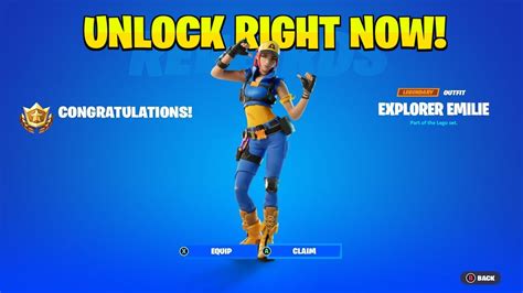 How To Get The Free Fortnite Lego Explorer Emilie Skin Media Referee