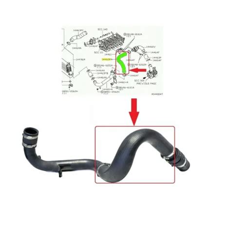 Intercooler Pipe Turbo Hose Left For Nissan Navara D Np Dci