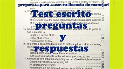 Examen De Manejo Dmv De California Rina Ruthann