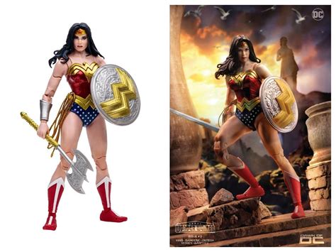 Mcfarlane Dc Multiverse Collector Lineup Adds Wonder Woman 3 Variant Cover Action Figure