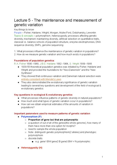 Genetic Variation And Its Maintenance Society For The Study Of Human Biology Symposium Series 1st Edition By Roberts Derek F Published By Cambridge University Press Paperback 11
