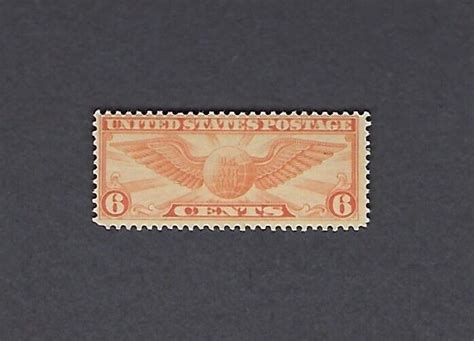 C Mnh Cent Airmail Winged Globe Dull Orange Ebay