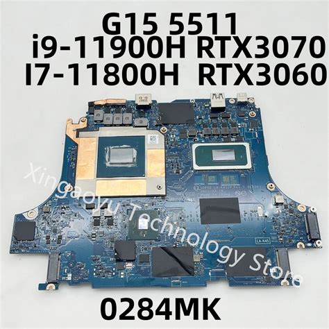 La K452p Original For Dell G15 5511 Laptop Motherboard I7 11800h