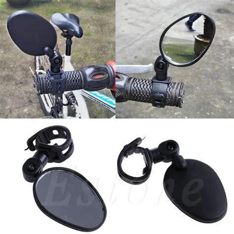 Bike Rear View Mirror BikeUniversal Handlebar 360 Degree Rotate