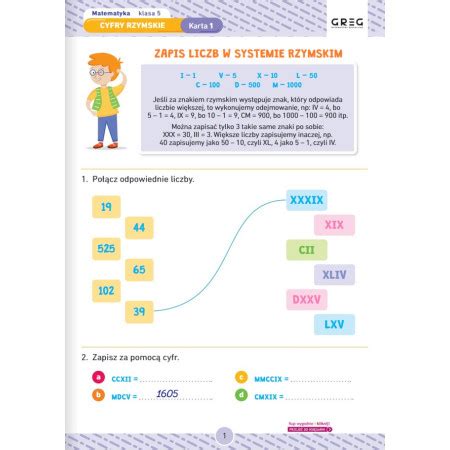 Matematyka Karty pracy w szkole i w domu Klasa 5 Księgarnia