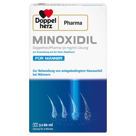 Doppelherz Pharma MINOXIDIL FÜR MÄNNER Lösung 3X60 ml online kaufen