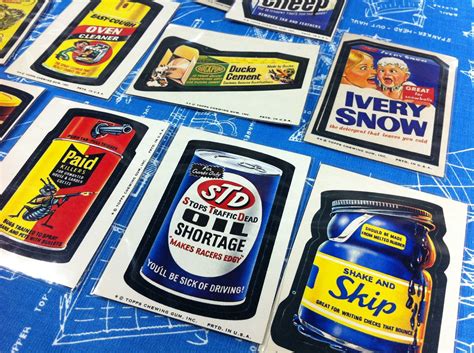 Topps Wacky Packages Stickers Collection of 14 from 1974 from