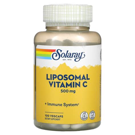 Solaray Liposomal Vitamin C Mg Vegcaps Iherb