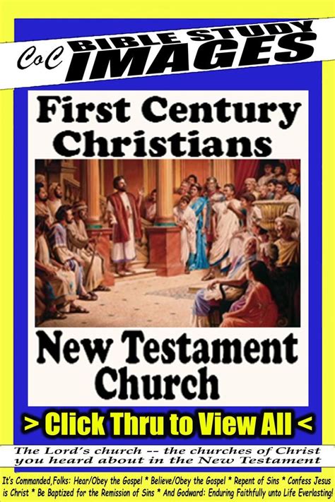 Visualizing First Century Christians and the New Testament Church