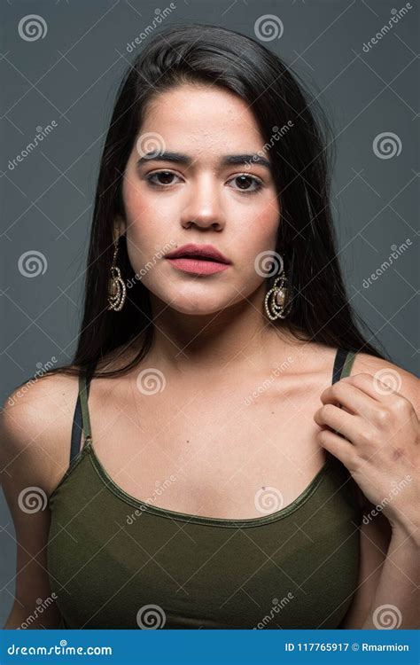 Teen Hispanic Female Model Stock Image Image Of Teen