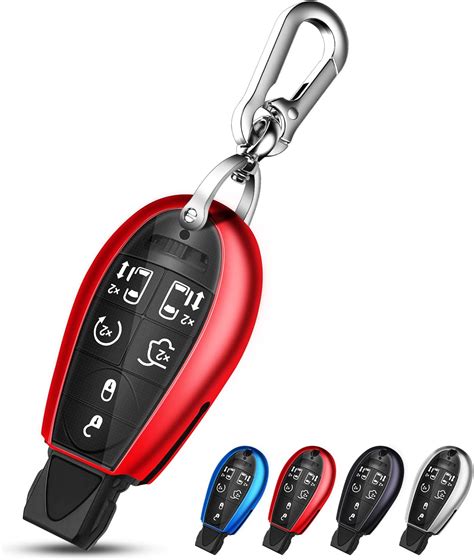 Amazon QBUC For Dodge Key Fob Cover With Keychain TPU Key Case