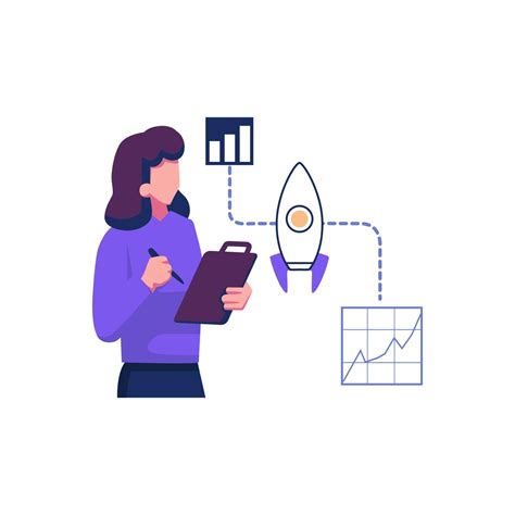 Business concepts of analytics, planning, marketing research, work