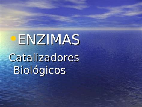 Ppt Enzimas Enzimas Catalizadores Biol Gicos Gr Fica De Actividad